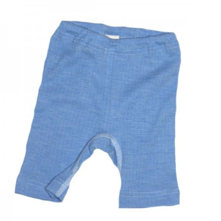 Children's bermuda, wool?cotton/silk, blue striped (92-140)