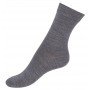 Socks, wool/silk, grey