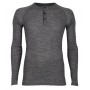 Shirt long sleeved with buttons,, wool, dark grey (4-8)