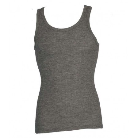 Hemd, zijde/wol/katoen, grijs (S-XL)