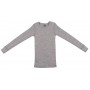 Shirt long sleeved, wool, grey (98-152)