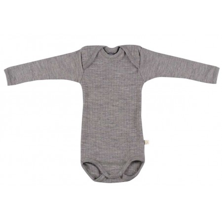 Body long sleeved, wool, grey (74-98)