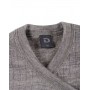 Wrap around body long sleeved, wool, grey (74-98)