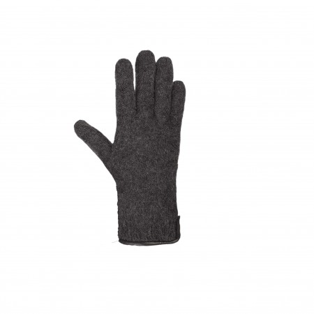 Gloves, loden wool, anthtacite (7-9)
