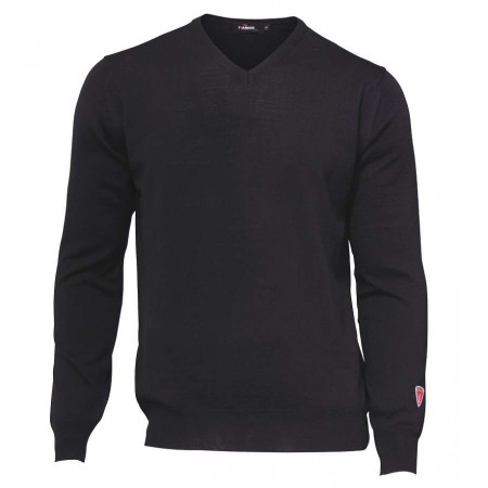 Sweater, merino  wool, black (S-2XL)