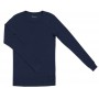 Shirt long sleeved, wool, blue (XS-XXL)