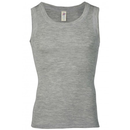 Undershirt, wool/silk, grey (44-56)
