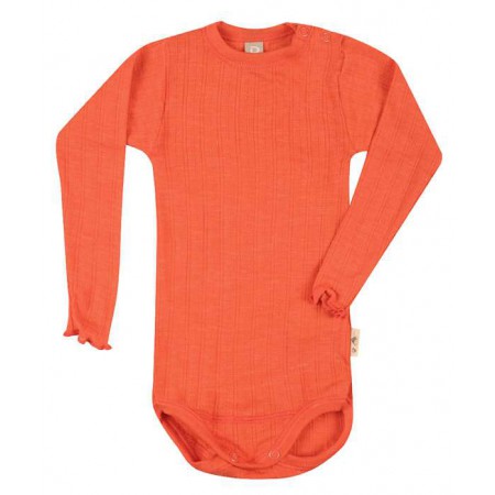 Body long sleeved, wool, red orange (62-98)