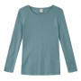 Shirt long sleeved, wool, zinc (S-XL)