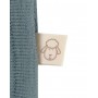 Wrap around body long sleeved, wool, stone blue (56)