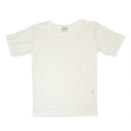 Shirt korte mouw, biologische zijde (104-164)