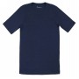 Shirt korte  mouw, merinowol, blauw (S-XXL)