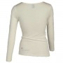 Shirt long sleeved, wool/silk, natural (XS-XL)
