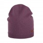 Hat, merino/cashmere,  Argyle purple (one size)