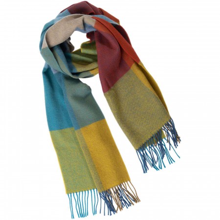 Sjaal, wol, multicolour (40 x 200 cm)