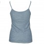 Undervest with spaghetti straps, wool/silk, blueberry (XS-L)