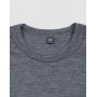 Shirt korte mouw, merinowol, granietblauw (4-8)