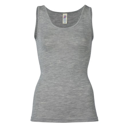 Undershirt, wool/silk, grey (34-48)