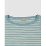 Shirt lange mouw, wol/zijde, pool blauw (36-46)