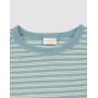 Shirt korte mouw, wol/zijde, pool blauw (98-152)