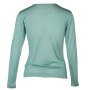 Shirt long sleeved, organic silk, mint (S-XL)