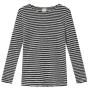 Shirt lange mouw, wol, charcoal/dawn grey