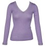Shirt long sleeved, wool/silk, lavender (XS-XL)