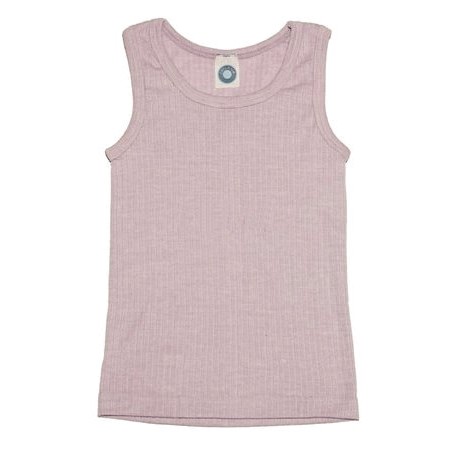 Undershirt, wool/cotton/silk, rose cloud (104-152)