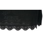 Onderjurk zonder mouw, wol/zijde, zwart (XS-XL