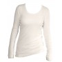 Shirt long sleeved, wool, natural (XS-XL)